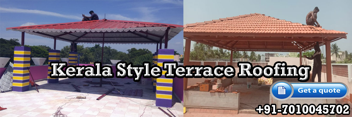 Kerala Style Terrace Roofing