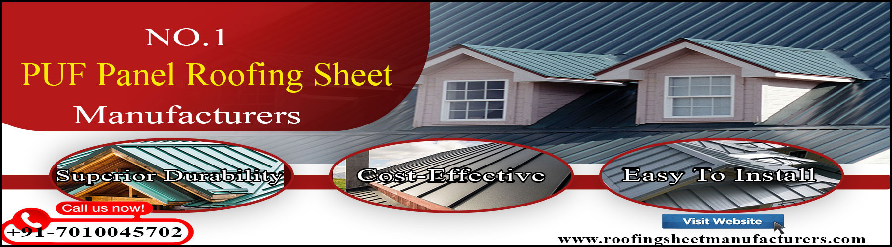 PUF Panel Roofing Sheet Manufacturers